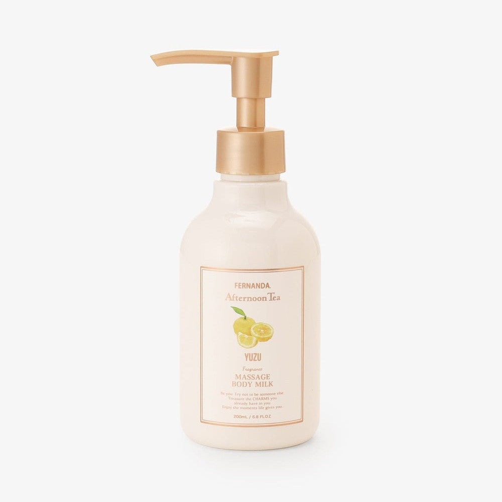 Afternoon Tea Living x FERNANDA Yuzu Massage Body Milk 200mL bottle
