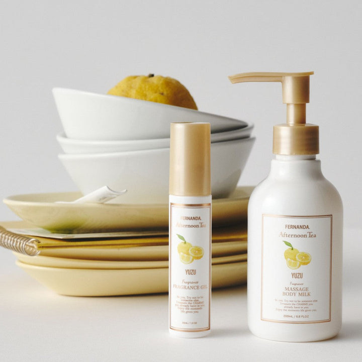 Afternoon Tea Living FERNANDA Yuzu Massage Body Milk package detail