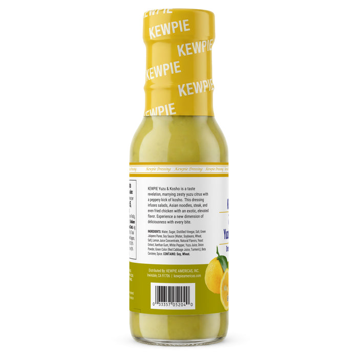 Kewpie Yuzu and Kosho Dressing 8 fl oz side label