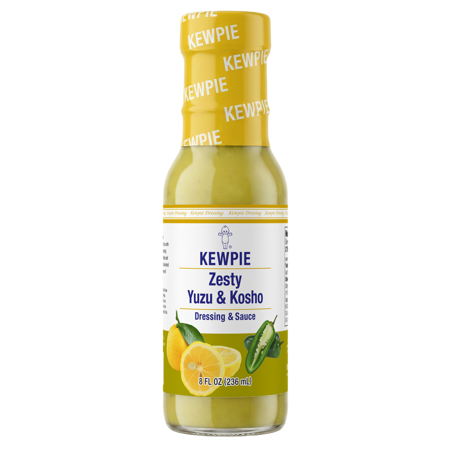 Kewpie Yuzu and Kosho Dressing 8 fl oz bottle front