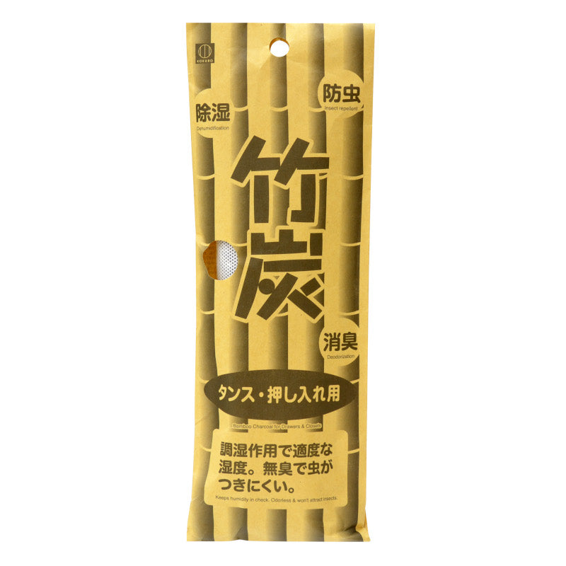 KOKUBO bamboo charcoal moisture absorber for drawers and closets 80g package