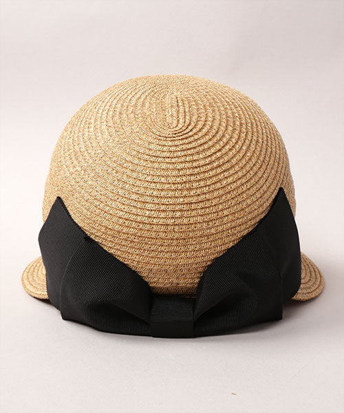 CA4LA SUNSHINE4 Beige Ribbon Paper Braid Casquette Hat CA4LA