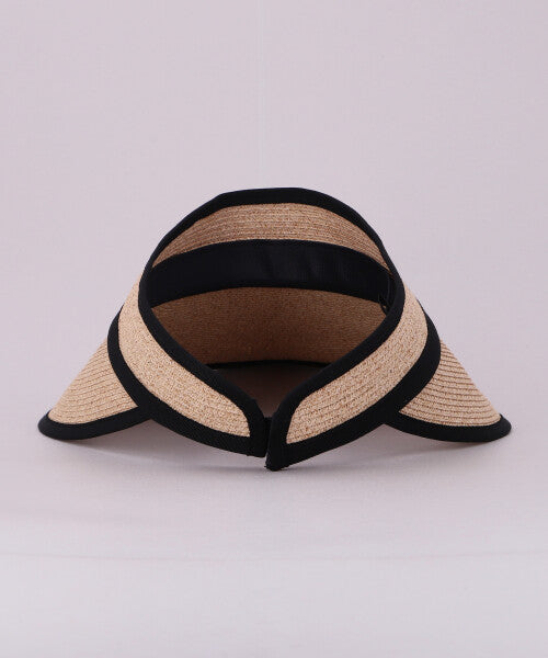 CA4LA ROLLINGS9 foldable paper sun visor back view