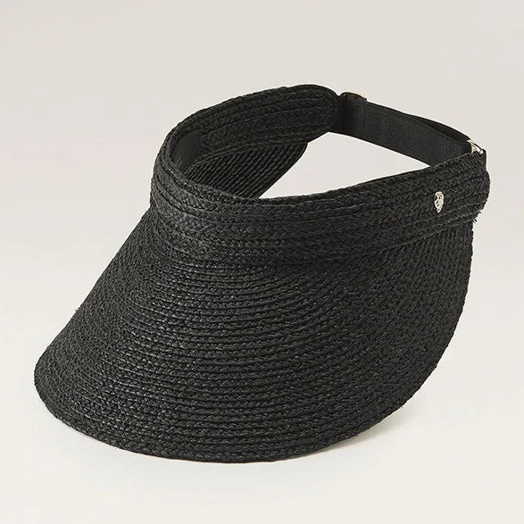 Helenkaminski Kirsten Raffia Braid Visor Yui mart