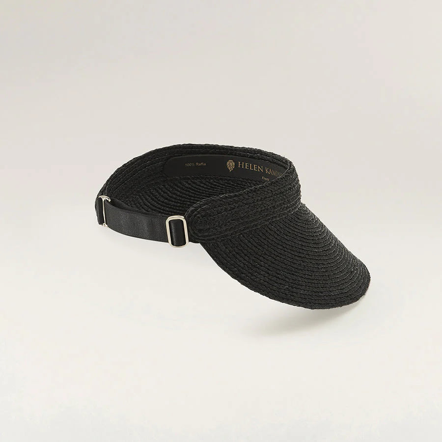 Helenkaminski Kirsten Raffia Braid Visor Yui mart