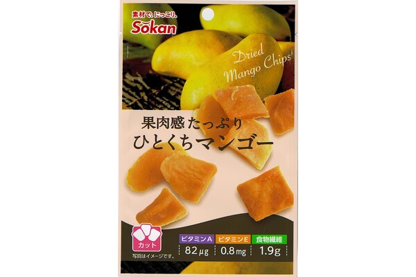 SOKAN Chewy Bite-Sized Mangoes 31G
