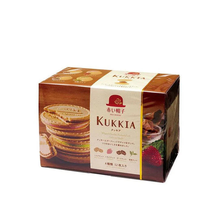 AKAI BOHSHI Kukkia Cookies (Four Flavors) 12 Pieces Yui mart