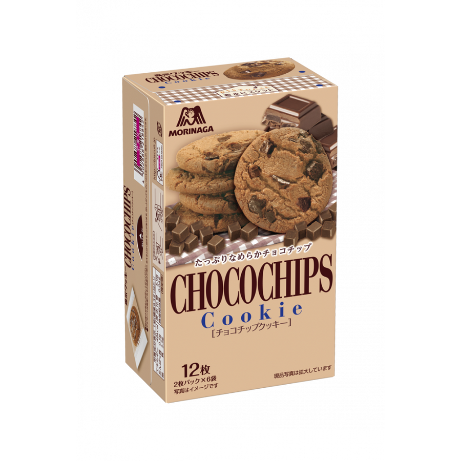 Morinaga Chocolate Chip Cookies 12 Pieces package image