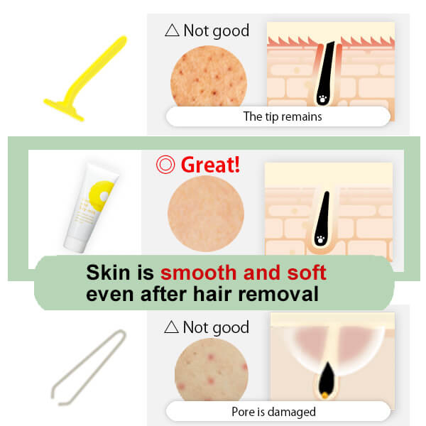 Pineapple and Soy Milk Hair Removal Cream, DIY hair-removal, quasi drug, body, bikini, sensitive skin, kids, pain and odor-free, made in Japan,230 g