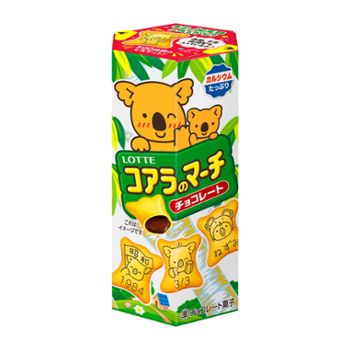 Lotte Koala's March Chocolate Biscuit Snack 48g Japanese package