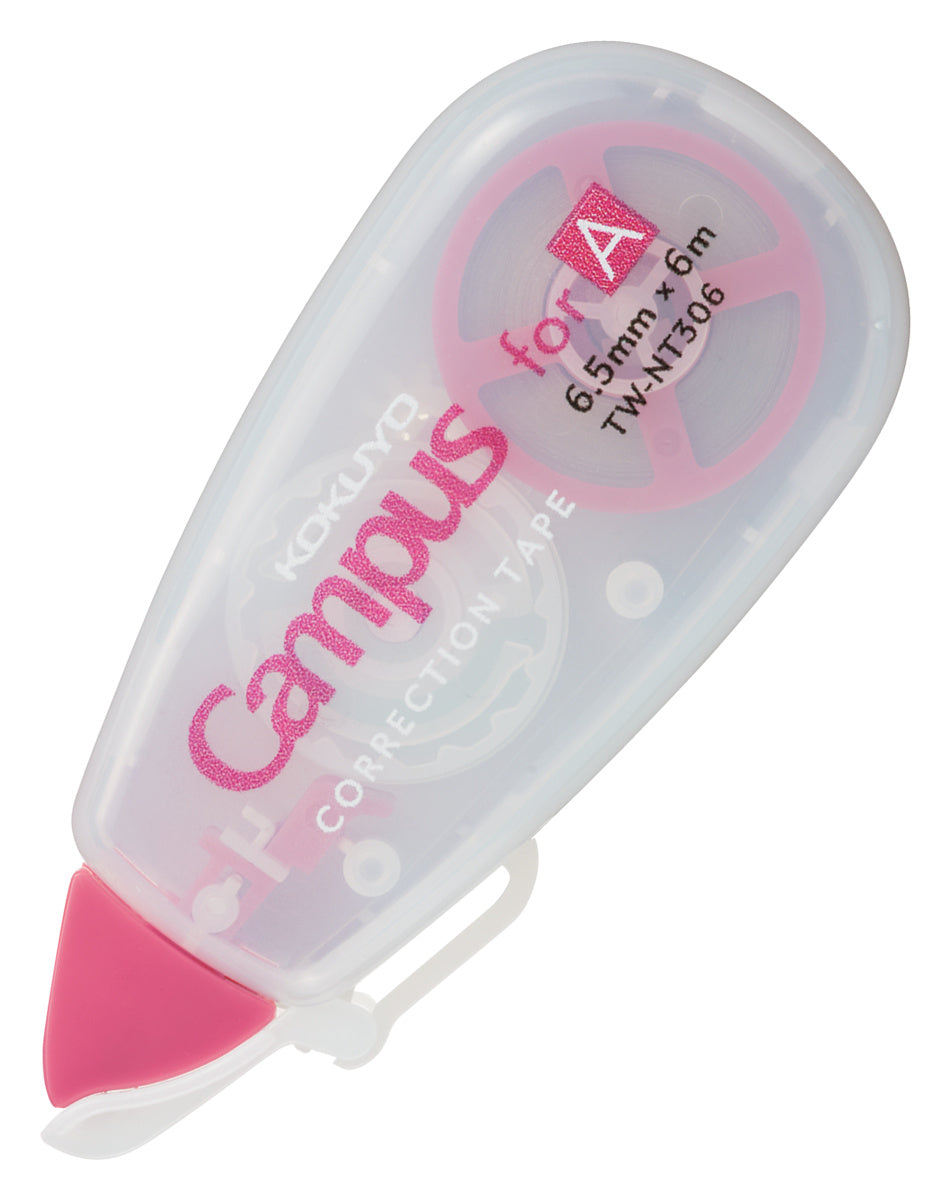 KOKUYO Campus Correction Tape A Ruled 6.5mm x 6m Pink TW-NT306