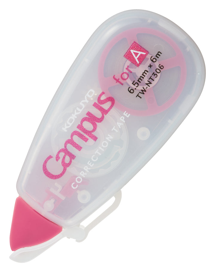 KOKUYO Campus Correction Tape A Ruled 6.5mm x 6m Pink TW-NT306