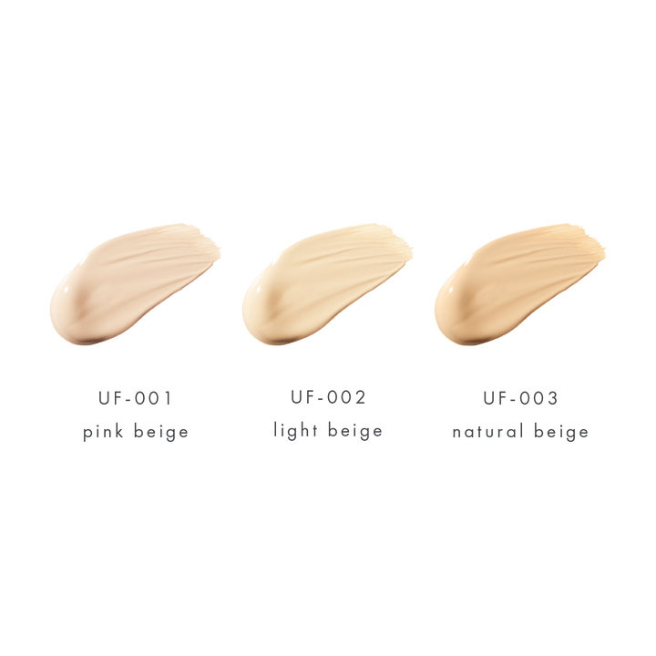 & WOLF UV Serum Liquid Foundation UF-003 Natural Beige texture detail