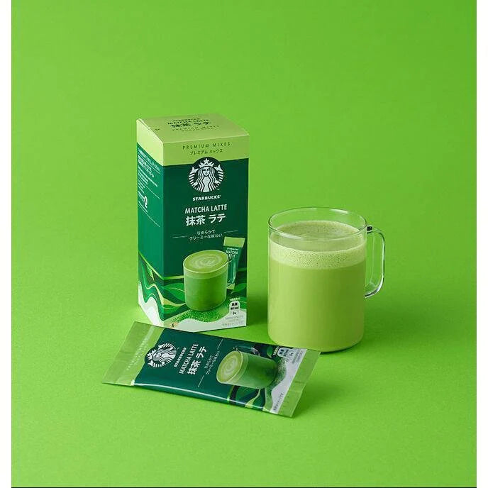 Starbucks Japan Matcha Latte Powder Premium Mixes 4 Sticks