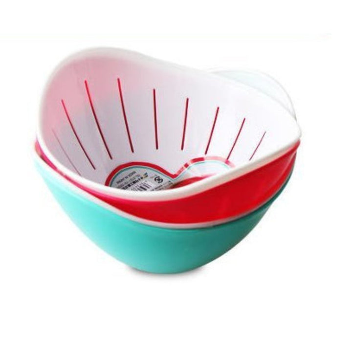 Sanada Seiko Flower-Shaped Colander & Bowl Set – 840 ml Sanada Seiko