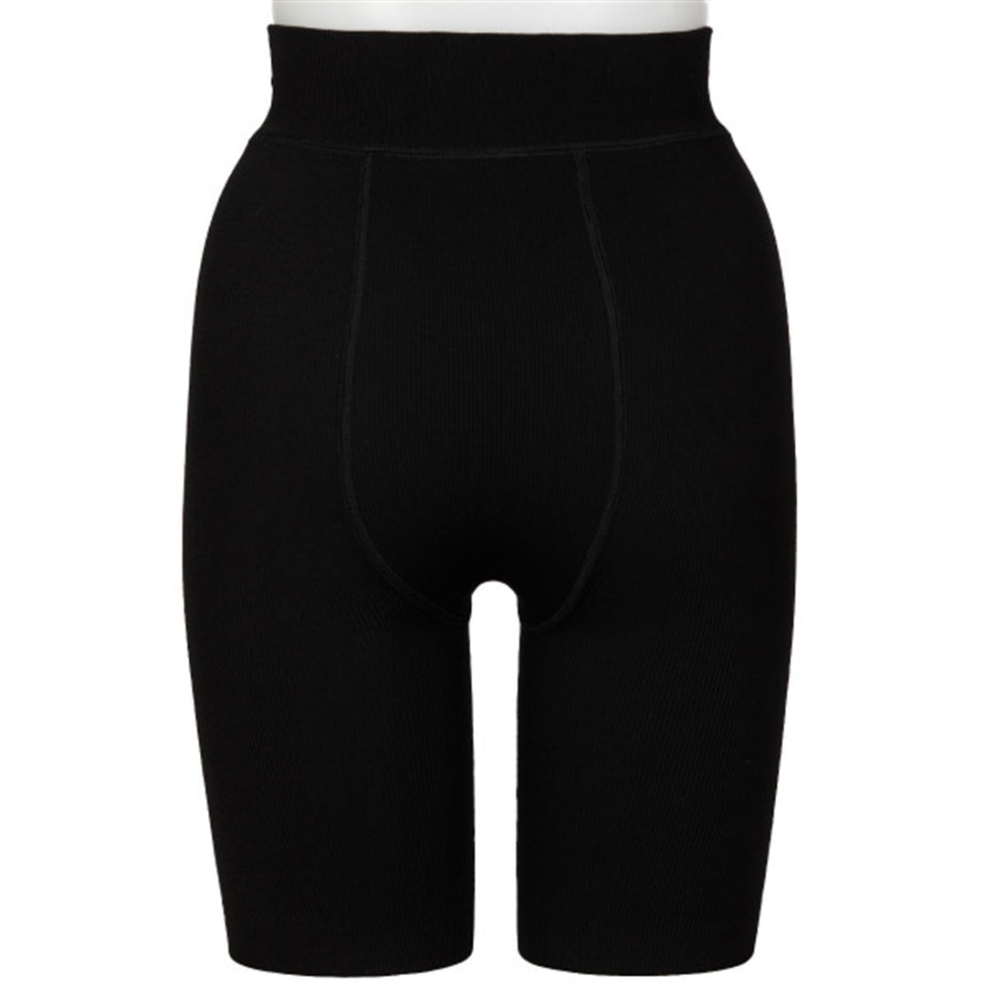 ATSUGI ribbed tights soft rayon blend fabric detail