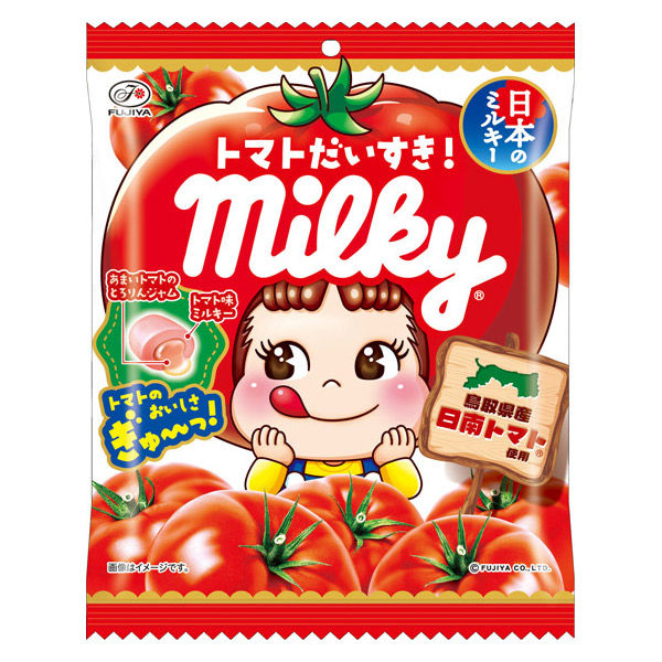 Fujiya Tomato Daisuki Milky Soft Candy 62g Japanese tomato milk candy bag