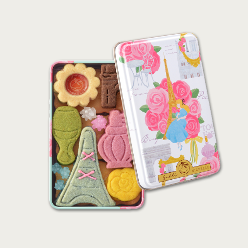 【Pre-Order】Sable MICHELLE Voyage Sable Paris Cookie Tin – 16 Pieces Sable MICHELLE