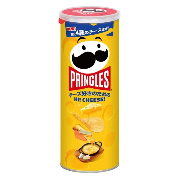 Pringles Hi! CHEESE! Four-Cheese Potato Crisps 95g Pringles