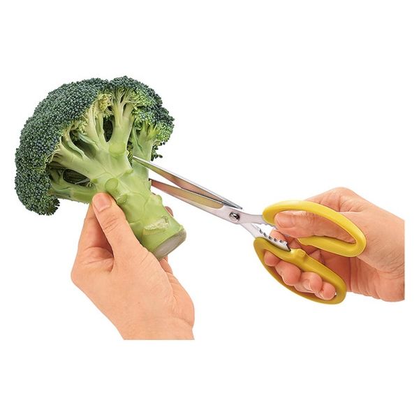 Shimomura Kogyo Full Veggie Smile Japanese Kitchen Scissors FVS-402