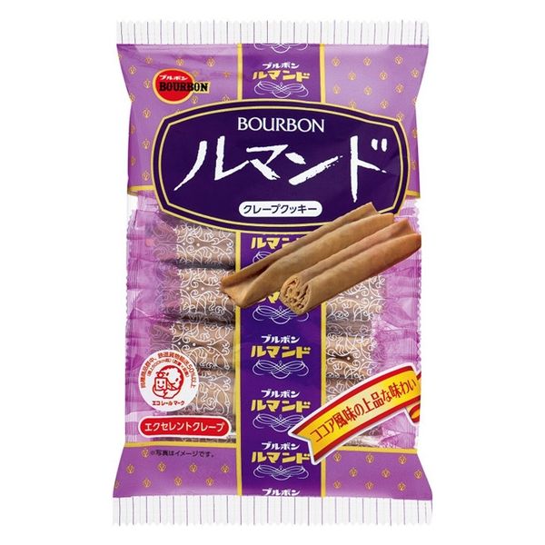 Bourbon Chocolate Roll 12pcs Yui mart