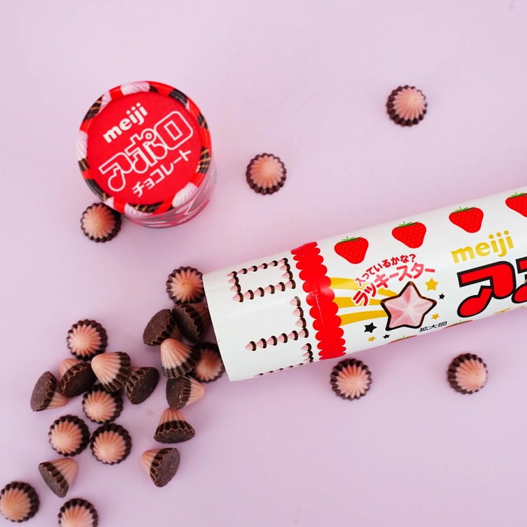 Meiji Apollo Chocolate Jumbo Tube 2.89oz (1 tube) Yui mart