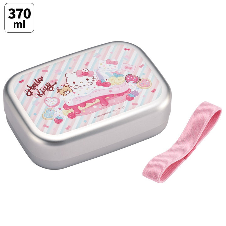 Skater Hello Kitty Fancy aluminum bento lunch box 370ml main view