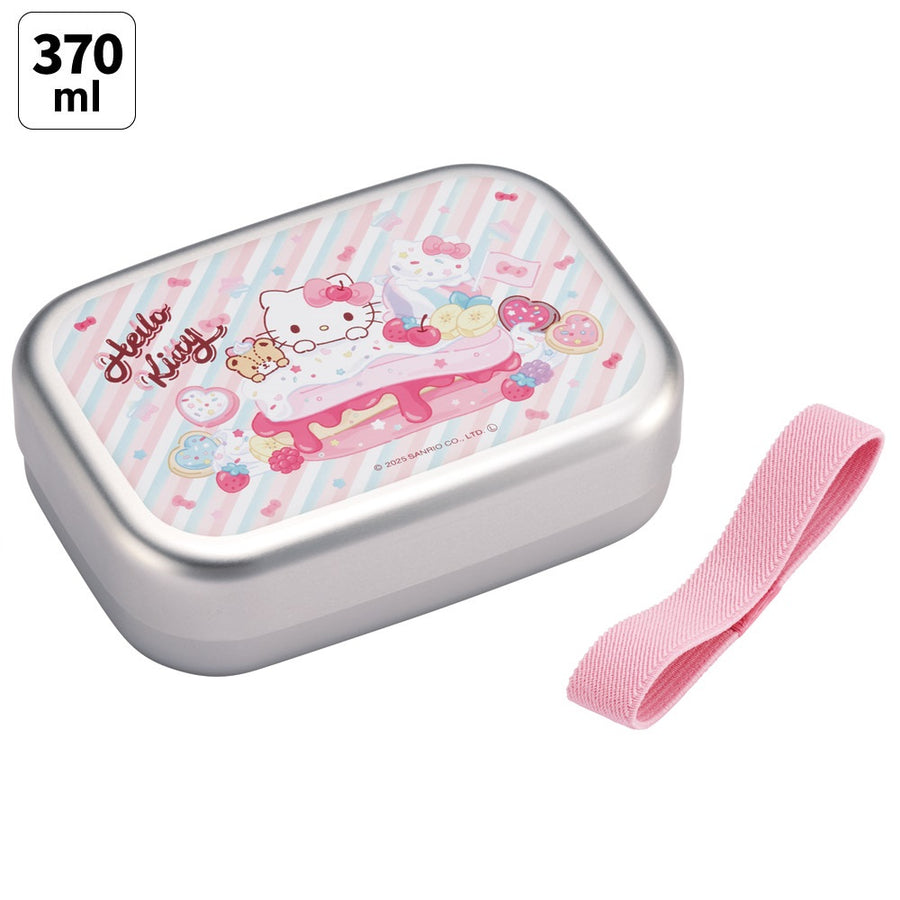 Skater Hello Kitty Fancy aluminum bento lunch box 370ml main view