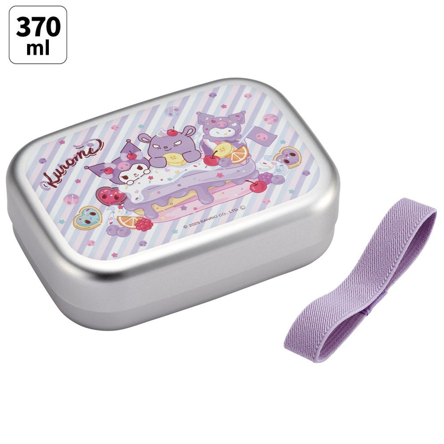 Skater Kuromi Fancy aluminum bento lunch box 370ml main view