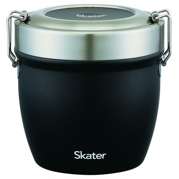 Skater vacuum insulated donburi bento lunch jar 800ml black