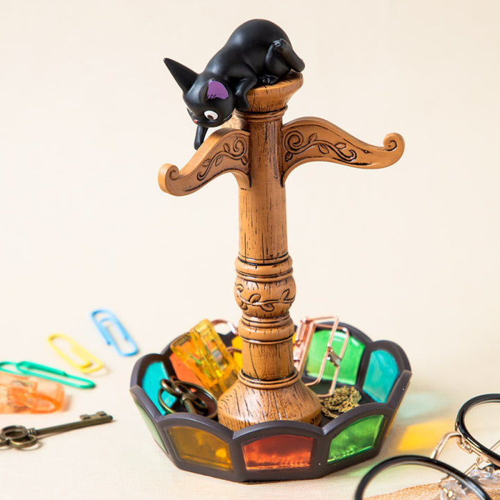 Studio Ghibli Kiki's Delivery Service Jiji antique pole key and jewelry stand