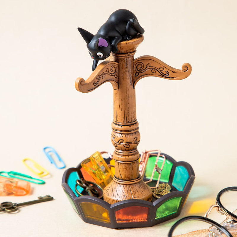 Studio Ghibli Kiki's Delivery Service Jiji antique pole key and jewelry stand
