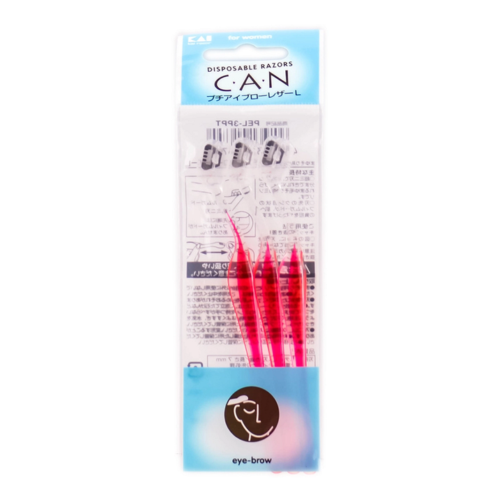 KAI Disposabe Razors Petite Eyebrow Large 3 Pieces