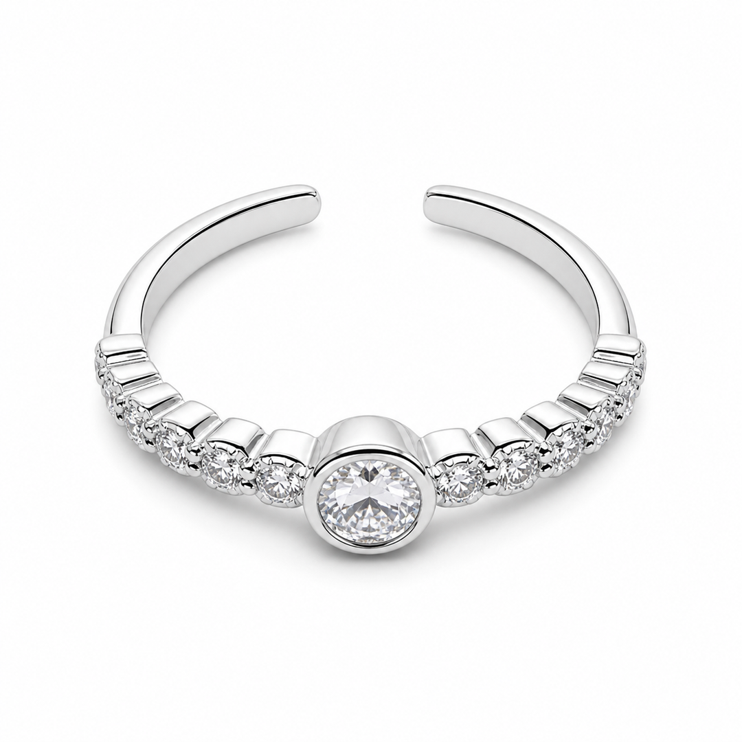 Adjustable Diamond Accent Ring Yui mart