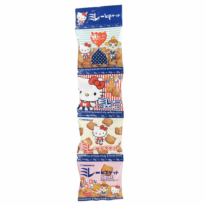 Nomura Fried Bean Processing Store Hello Kitty Sun-dried Salt Biscuits 4Pack