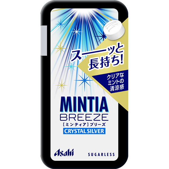 Asahi MINTIA BREEZE Crystal Silver mint tablets 30 count