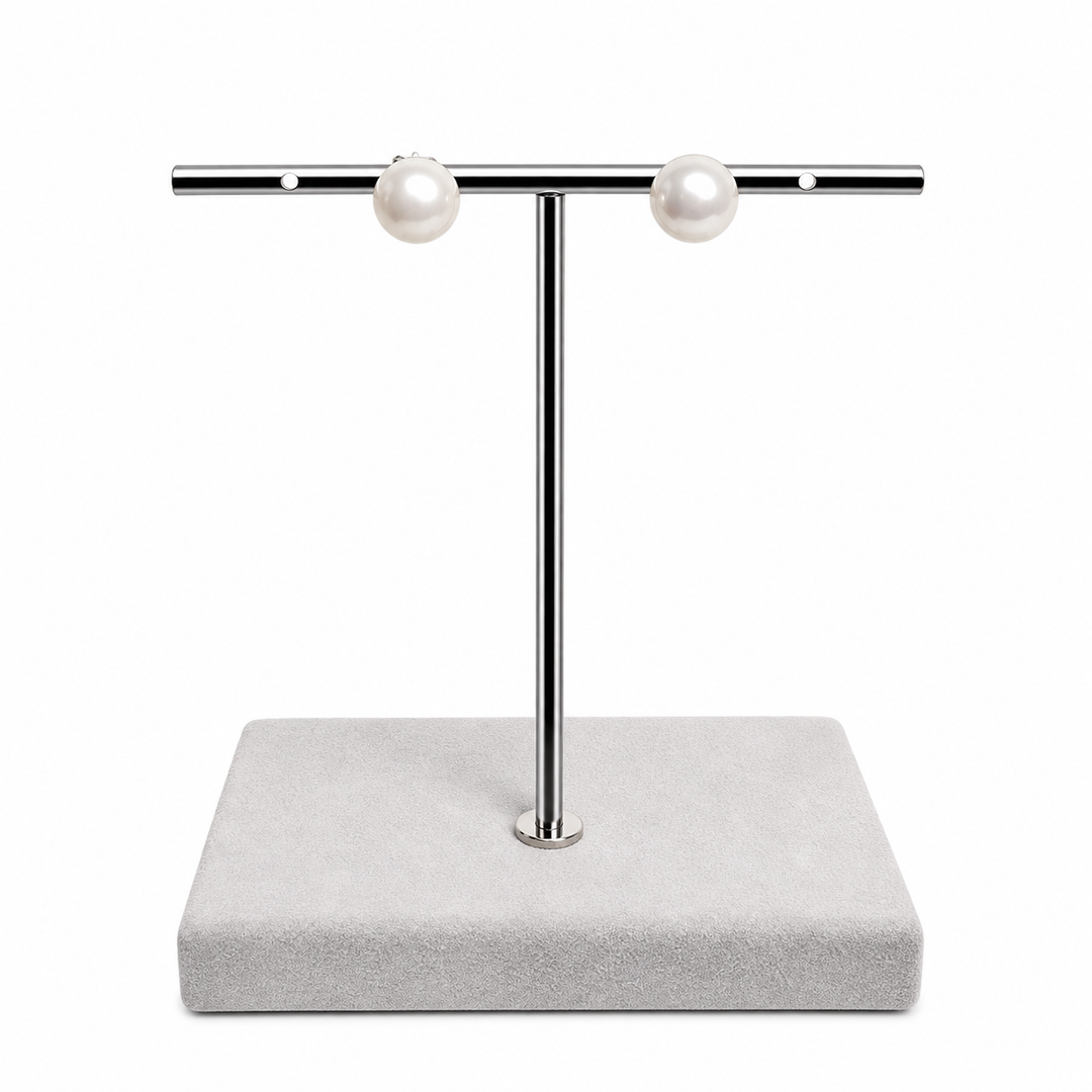 925 Sterling Silver Pearl Stud Earrings Yui mart