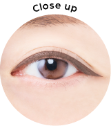 Love Liner Mocha Greige eyeliner eye makeup example