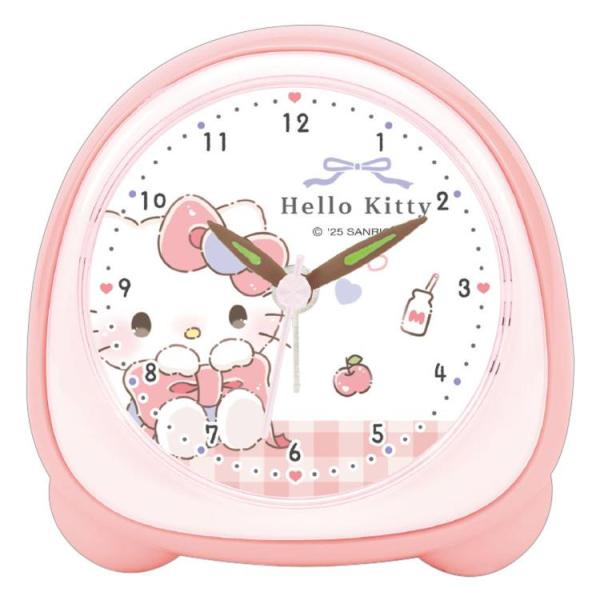 Sanrio Hello Kitty Run Run Ribbon mini light alarm clock front