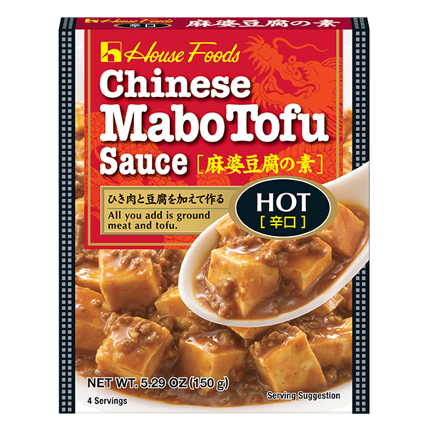 House Foods Chinese Mabo Tofu Sauce Hot 5.29 oz package