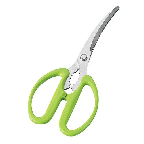 Shimomura Stainless Steel Full Veggie Curved Kitchen Scissors