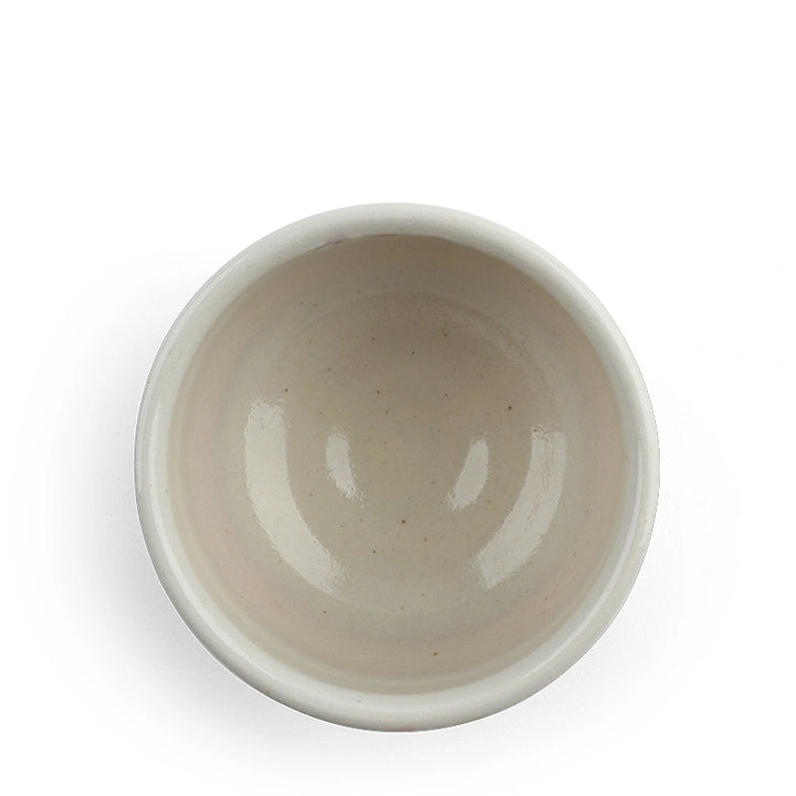 Matcha Bowl Mini Blue & Purple Flowers