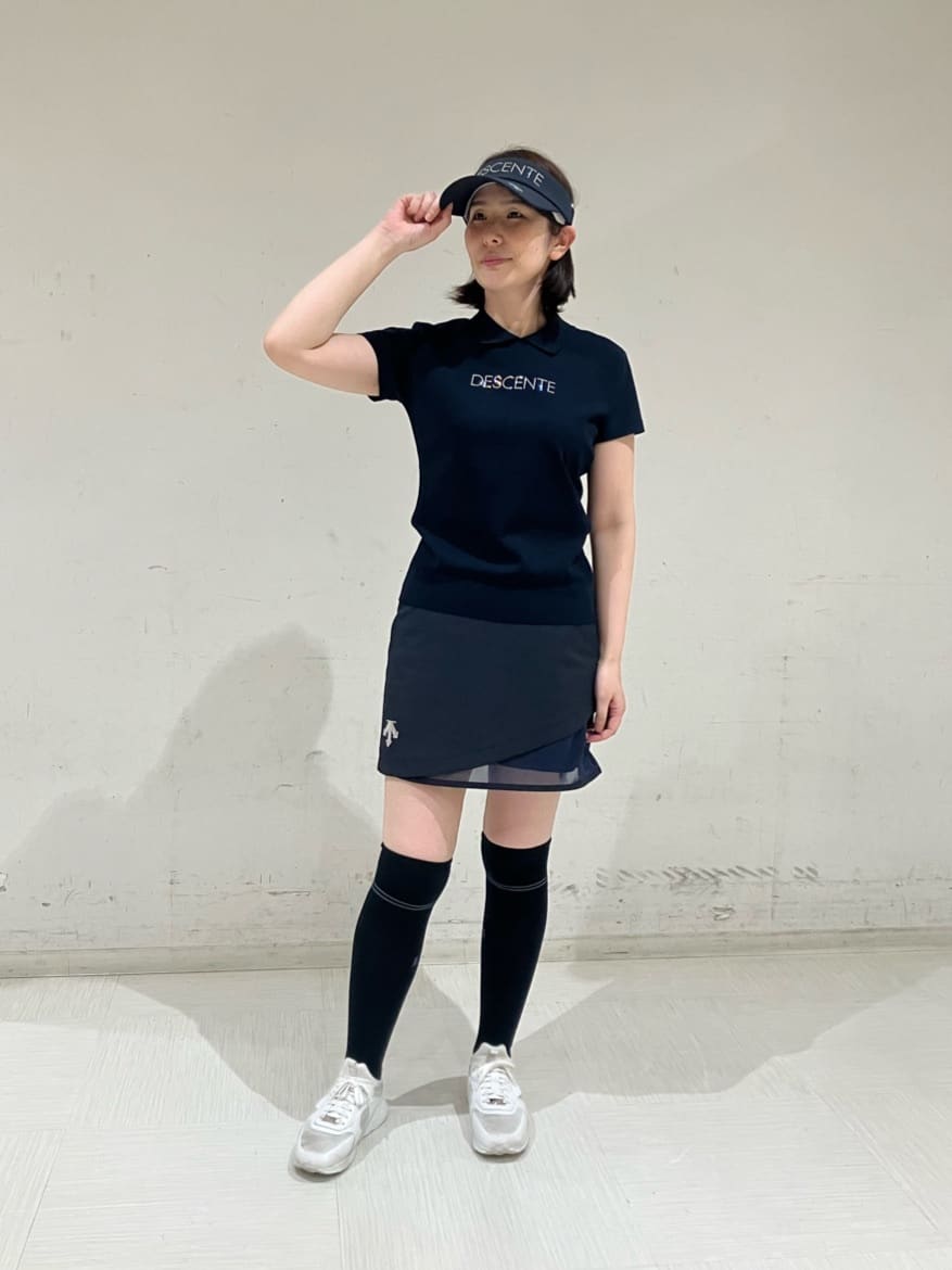 Descente Golf [CRYSTAL COLLECTION] Sun Visor Yui mart