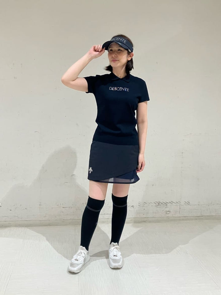 Descente Golf [CRYSTAL COLLECTION] Sun Visor Yui mart