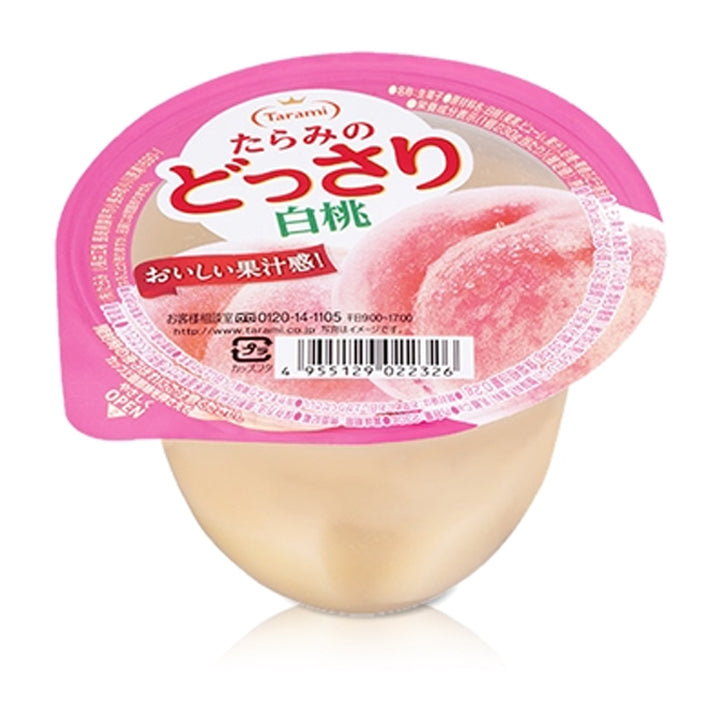 Tarami Dossari White Peach Fruit Jelly Dessert 230g package image