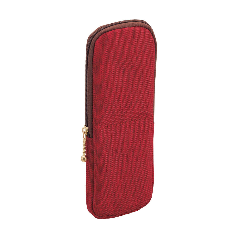 LIHIT LAB Mutual Clip Pen Case Terracotta Orange A-2622-4