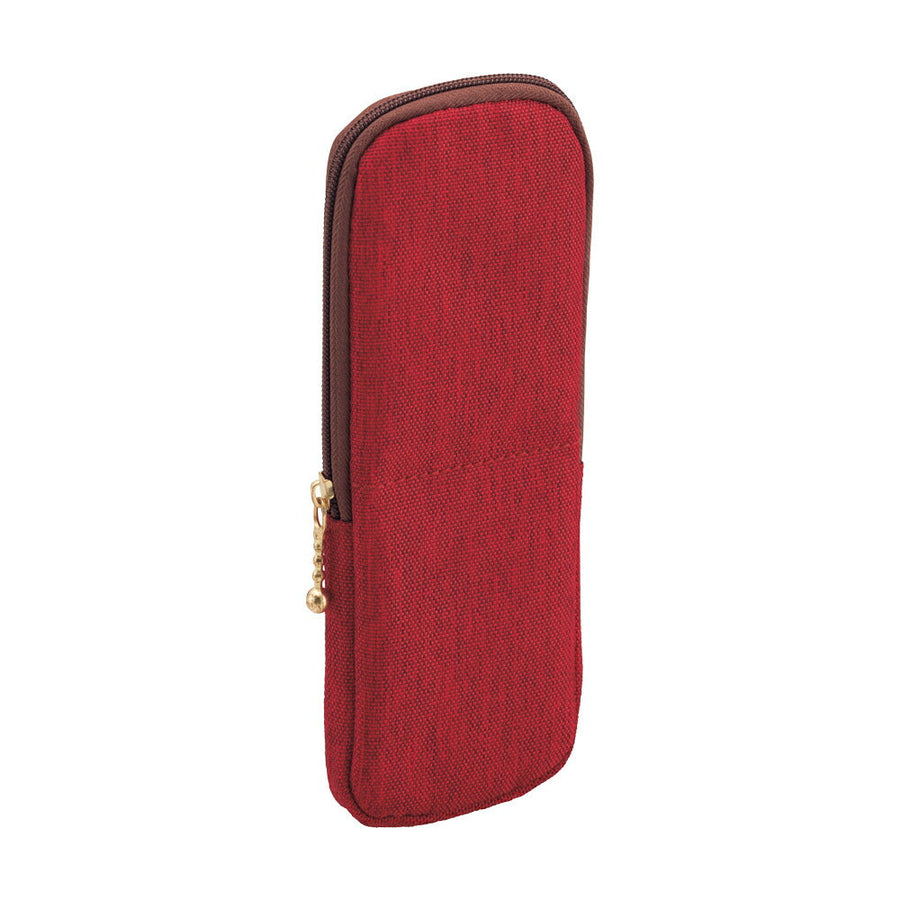 LIHIT LAB Mutual Clip Pen Case Terracotta Orange A-2622-4