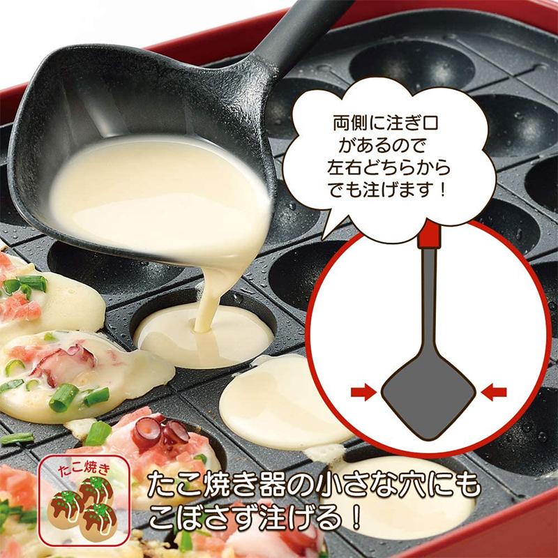 Shimomura Industry Takoyaki Easy Pour Spoon Dishwasher Safe YP-206