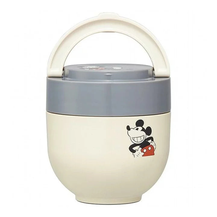 Skater Folding Handle Insulated/Cold Rice Bowl Jar//lunchbox  540ml  Mickey