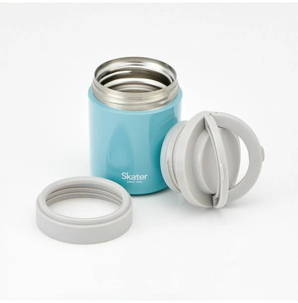 Skater Soup Jar 300ml with Folding Handle , Antibacterial Green